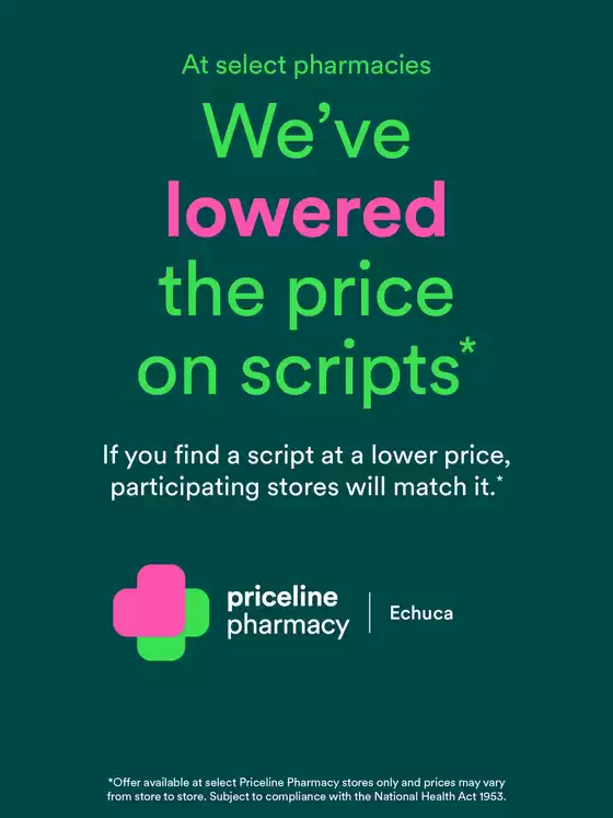 Priceline Pharmacy catalogue | Script Pricing | 2026-05-07T00:00:00.000Z - 2026-05-21T00:00:00.000Z