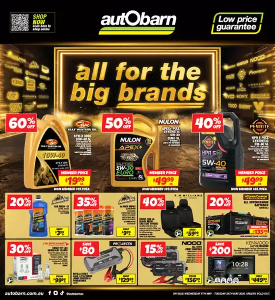 Autobarn catalogue | All For The Big Brands | 2026-05-06T00:00:00.000Z - 2026-05-28T00:00:00.000Z
