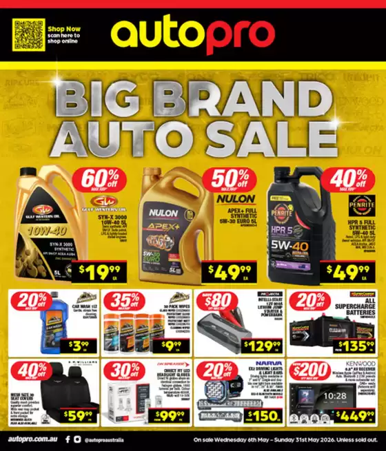 Autopro catalogue | Big Brand Auto Sale | 2026-05-06T00:00:00.000Z - 2026-05-31T00:00:00.000Z
