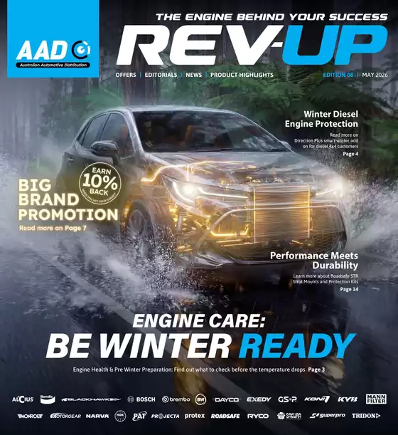 Burson Auto Parts catalogue | AAD Rev-Up - Edition 08 May 2026Woof Creative | 2026-05-01T00:00:00.000Z - 2026-05-31T00:00:00.000Z