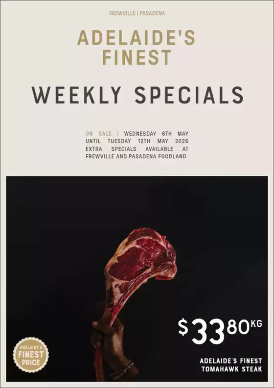 Adelaide's finest catalogue | Adelaides Finest catalogue specials | 2026-05-06T00:00:00.000Z - 2026-05-12T00:00:00.000Z