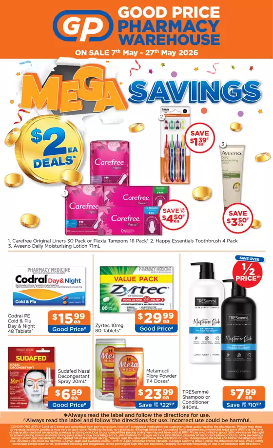 Good Price Pharmacy catalogue | Mega Savings | 2026-05-07T00:00:00.000Z - 2026-05-27T00:00:00.000Z