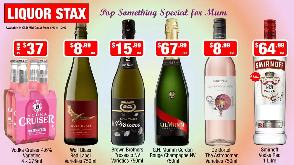 Liquor Stax catalogue | Top offers for all bargain hunters | 2026-05-06T00:00:00.000Z - 2026-05-12T00:00:00.000Z