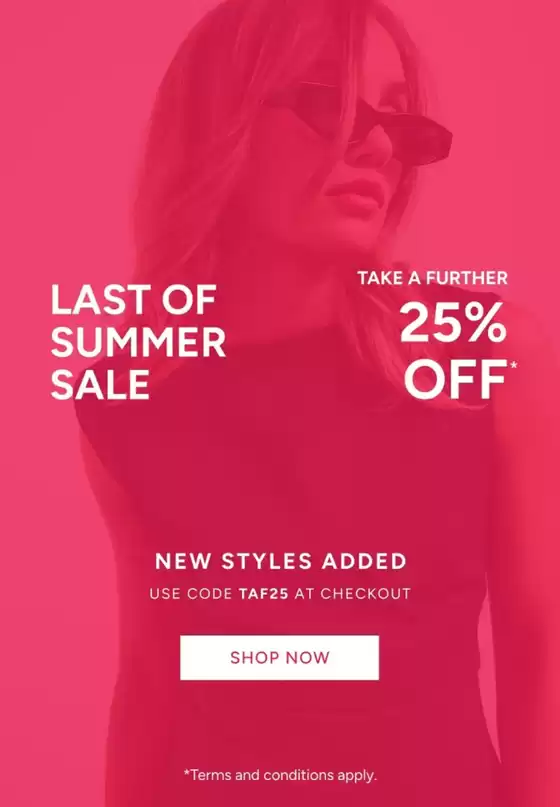 Forever New catalogue | Take A Further 25% Off | 2026-05-08T00:00:00.000Z - 2026-05-17T00:00:00.000Z