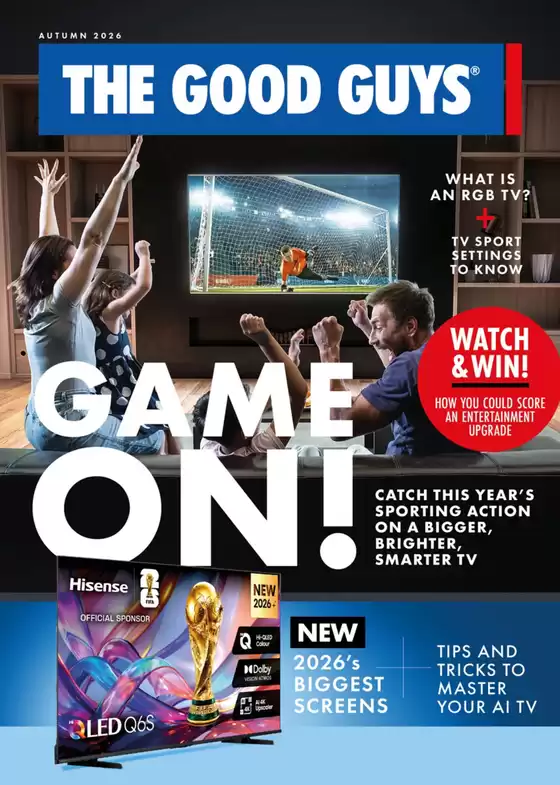 The Good Guys catalogue in Gladstone QLD | Game On! | 2026-05-11T00:00:00.000Z - 2026-05-31T00:00:00.000Z