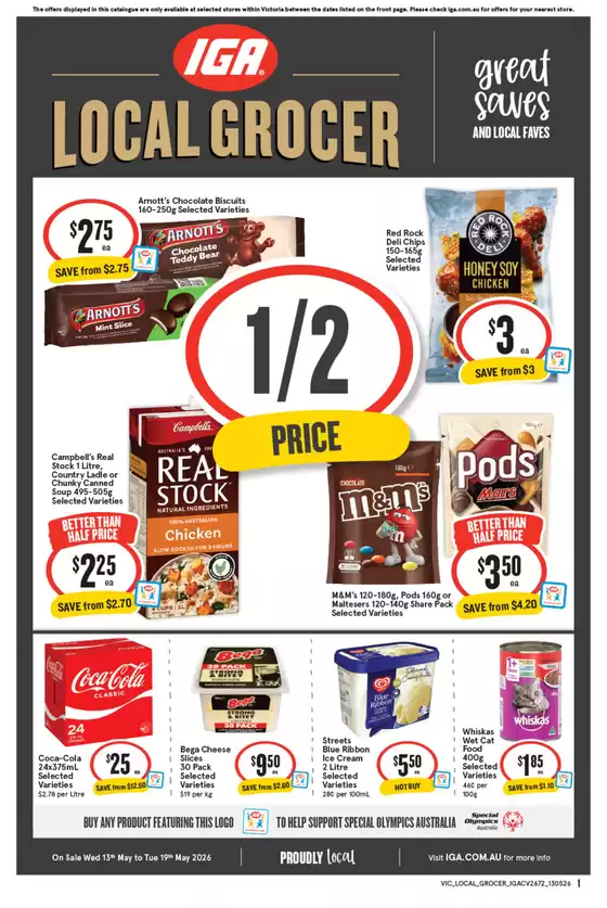 IGA catalogue | Offers for bargain hunters | 2026-05-13T00:00:00.000Z - 2026-05-19T00:00:00.000Z