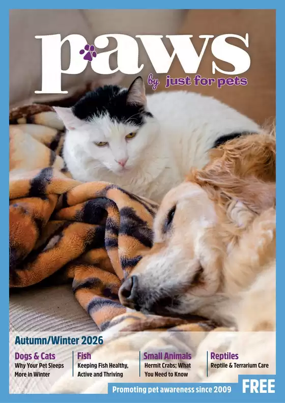Just For Pets catalogue | Autumn/Winter 2026 | 2026-05-11T00:00:00.000Z - 2026-08-31T00:00:00.000Z