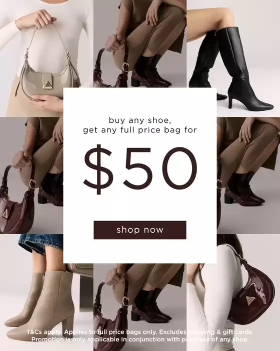 Novo catalogue | Buy Any Shoe, Get Any Full Price Bag For $50 | 2026-05-11T00:00:00.000Z - 2026-05-17T00:00:00.000Z