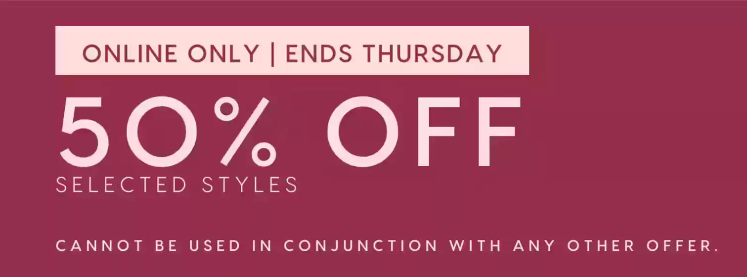 Portmans catalogue | 50% Off Selected Items | 2026-05-11T00:00:00.000Z - 2026-05-14T00:00:00.000Z