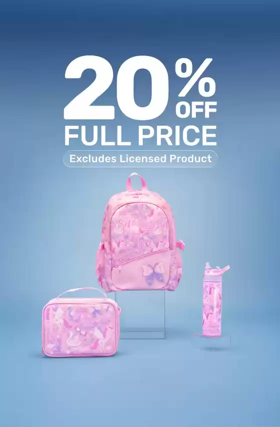 Smiggle catalogue | 20% Off Full Price | 2026-05-13T00:00:00.000Z - 2026-05-26T00:00:00.000Z
