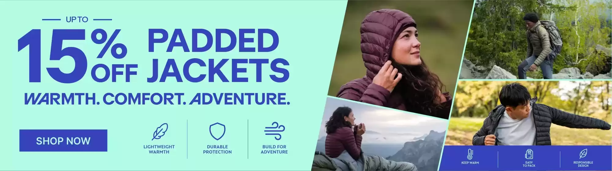 Decathlon catalogue | 15% Off Padded Jackets | 2026-05-13T00:00:00.000Z - 2026-05-26T00:00:00.000Z