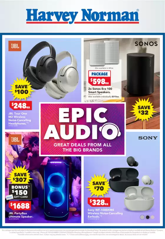 Harvey Norman catalogue in Mulgoa NSW | Epic Audio Catalogue | 2026-05-14T00:00:00.000Z - 2026-05-24T00:00:00.000Z