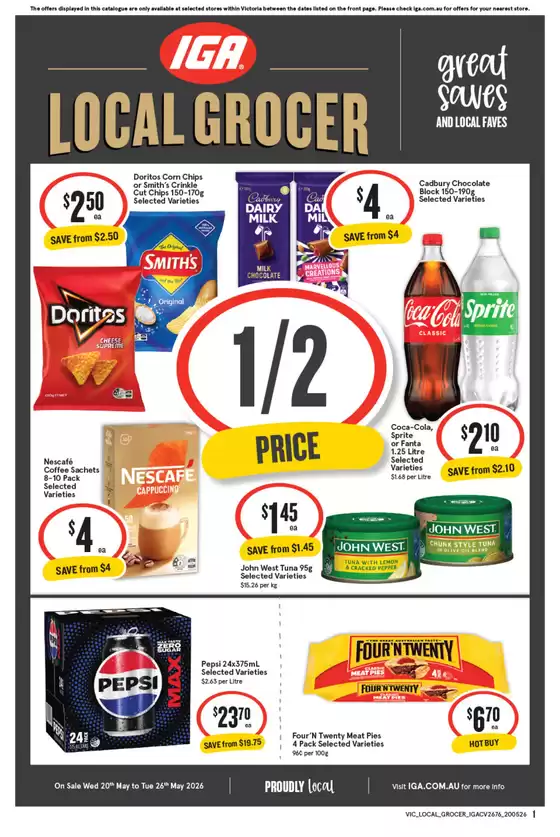 IGA catalogue | Attractive special offers for everyone | 2026-05-20T00:00:00.000Z - 2026-05-26T00:00:00.000Z
