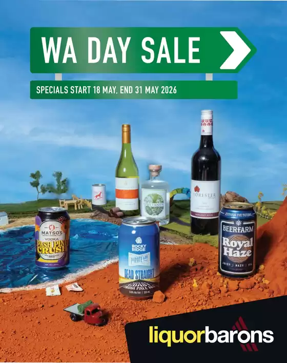 Liquor Barons catalogue in Perth WA | WA Day Sale | 2026-05-19T00:00:00.000Z - 2026-05-31T00:00:00.000Z