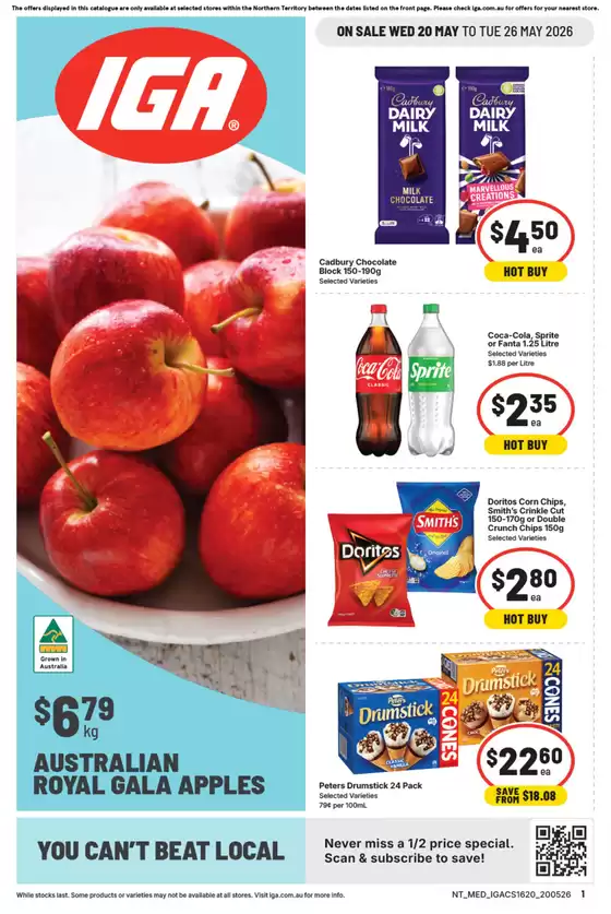 IGA catalogue in Tocumwal NSW | Exclusive deals for our customers | 2026-05-20T00:00:00.000Z - 2026-05-26T00:00:00.000Z