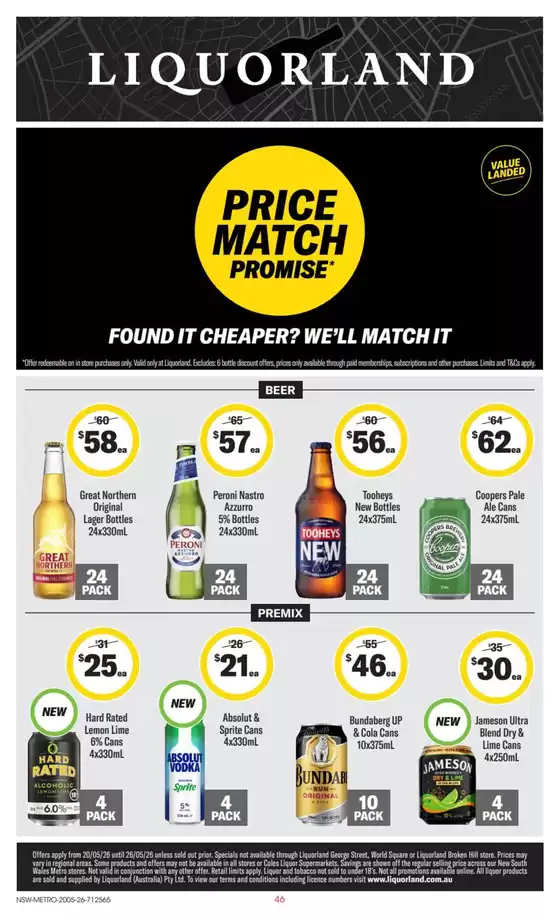 Liquorland catalogue | weekly Liquorland catalogue | 2026-05-20T00:00:00.000Z - 2026-05-26T00:00:00.000Z