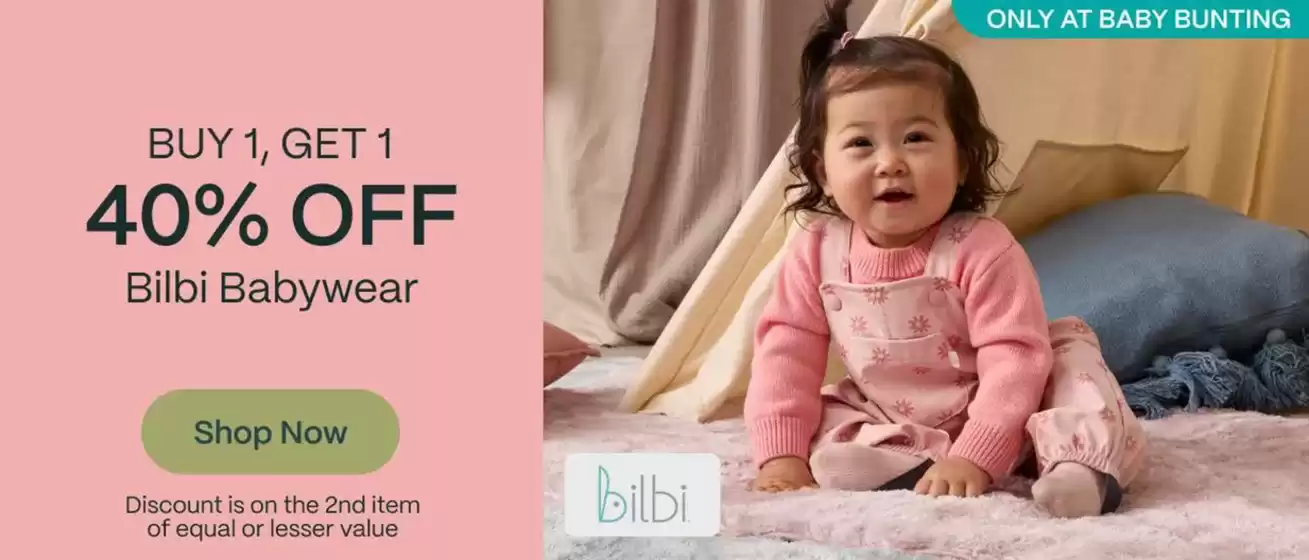 Baby Bunting catalogue | Discounts | 2026-05-20T00:00:00.000Z - 2026-06-03T00:00:00.000Z
