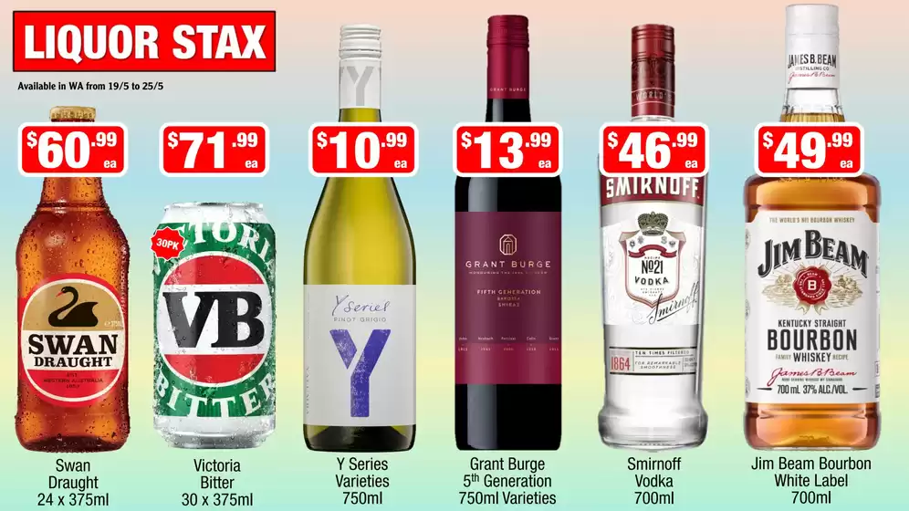 Liquor Stax catalogue | Offers for bargain hunters | 2026-05-20T00:00:00.000Z - 2026-05-26T00:00:00.000Z