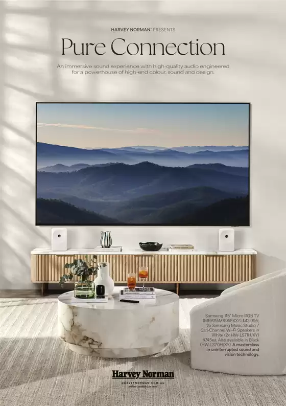Harvey Norman catalogue | Pure Connection | 2026-05-21T00:00:00.000Z - 2026-12-31T00:00:00.000Z