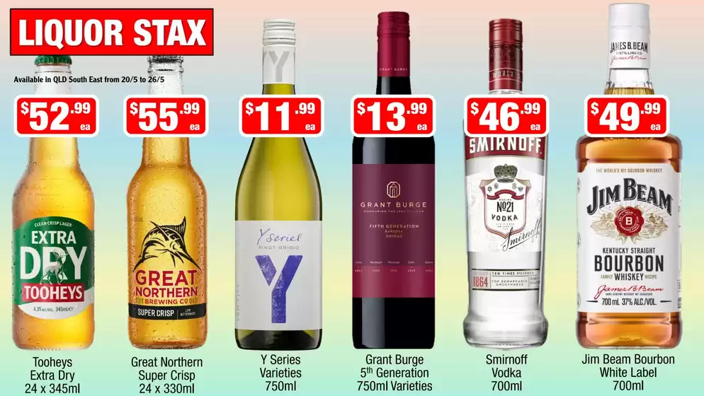 Liquor Stax catalogue | Great discounts on selected products | 2026-05-20T00:00:00.000Z - 2026-05-26T00:00:00.000Z