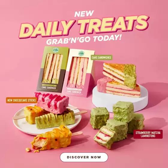 The Cheesecake Shop catalogue | New Daily Treats | 2026-05-21T00:00:00.000Z - 2026-06-21T00:00:00.000Z
