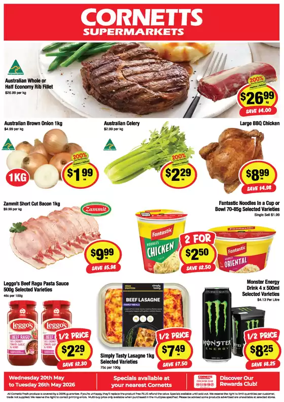 CORNETTS catalogue | CORNETTS catalogue specials | 2026-05-20T00:00:00.000Z - 2026-05-26T00:00:00.000Z