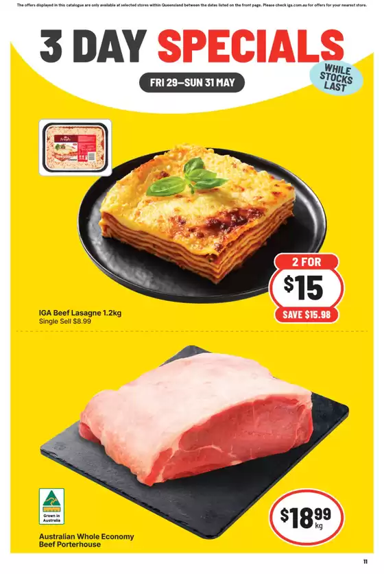 IGA catalogue in Joondalup WA | Great offer for bargain hunters | 2026-05-29T00:00:00.000Z - 2026-05-31T00:00:00.000Z
