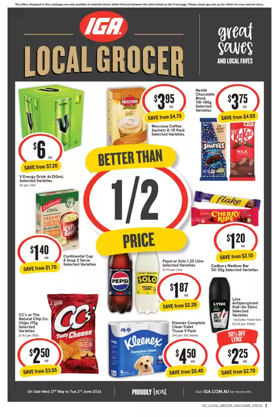 IGA catalogue in Joondalup WA | Exclusive deals and bargains | 2026-05-27T00:00:00.000Z - 2026-06-02T00:00:00.000Z
