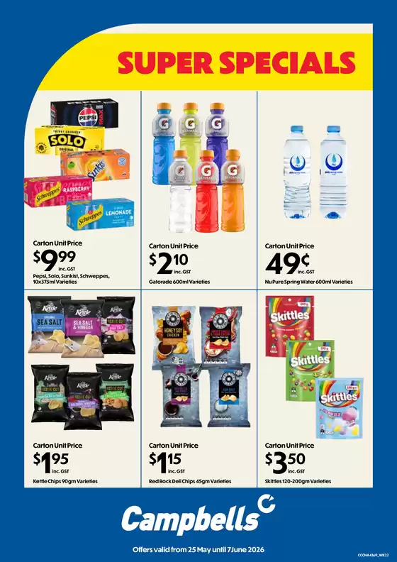 Campbells catalogue in Perth WA | Super Specials | 2026-05-25T00:00:00.000Z - 2026-06-07T00:00:00.000Z