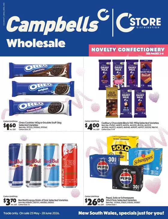 C-Store Distribution catalogue in Perth WA | Wholesale | 2026-05-25T00:00:00.000Z - 2026-06-28T00:00:00.000Z