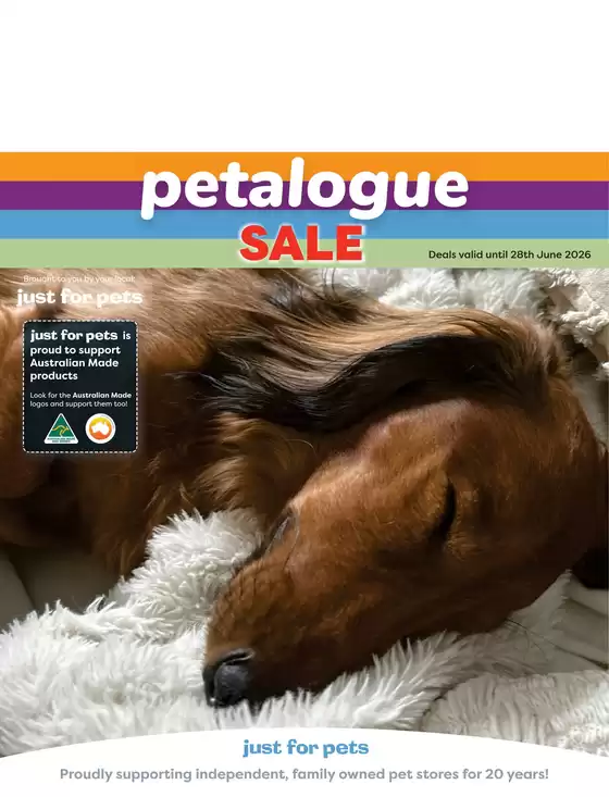 Just For Pets catalogue | Petalogue | 2026-05-25T00:00:00.000Z - 2026-06-28T00:00:00.000Z
