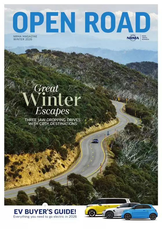 NRMA catalogue in Kurrajong NSW | Open Road Winter 2026 | 2026-06-01T00:00:00.000Z - 2026-08-31T00:00:00.000Z