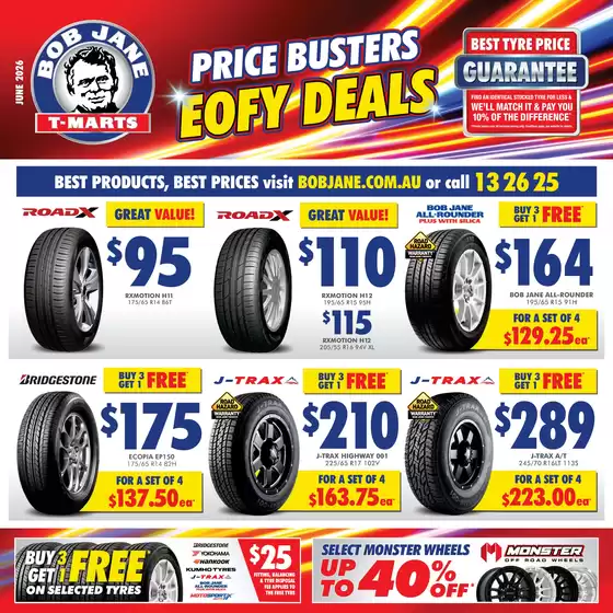 Bob Jane T-Marts catalogue | Price Buster EOFY Deals | 2026-06-01T00:00:00.000Z - 2026-06-30T00:00:00.000Z