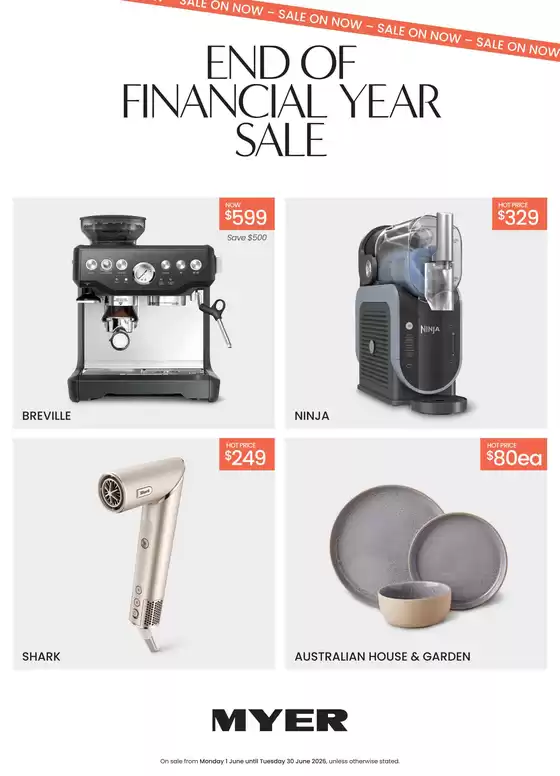 Myer catalogue in Hagley | End of Financial Year Sale | 2026-06-01T00:00:00.000Z - 2026-06-30T00:00:00.000Z