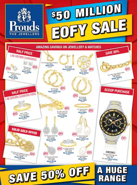 Prouds catalogue | $50 Million EOFY Sale | 2026-06-01T00:00:00.000Z - 2026-06-28T00:00:00.000Z