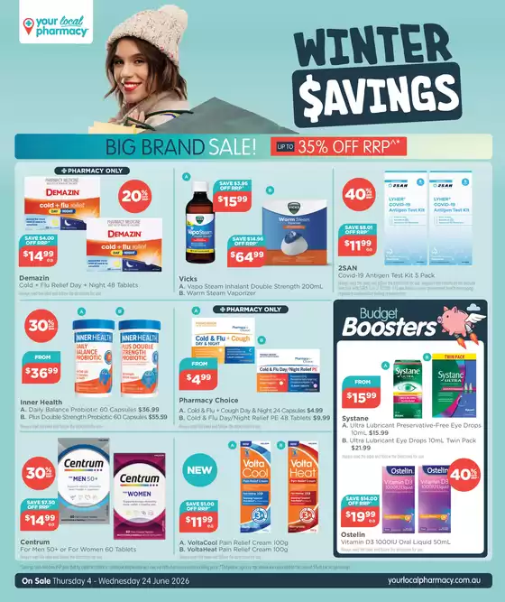 Your Local Pharmacy catalogue in Sydney NSW | Pharmacy Choice Catalogue June 2026 | 2026-06-04T00:00:00.000Z - 2026-06-24T00:00:00.000Z
