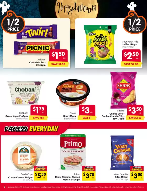 Wide selection of offers