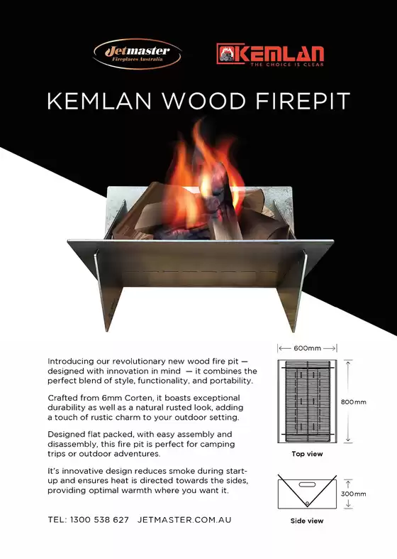 Jetmaster catalogue in Greenmount QLD | Kemlan Fire Pit | 2026-06-02T00:00:00.000Z - 2026-12-31T00:00:00.000Z