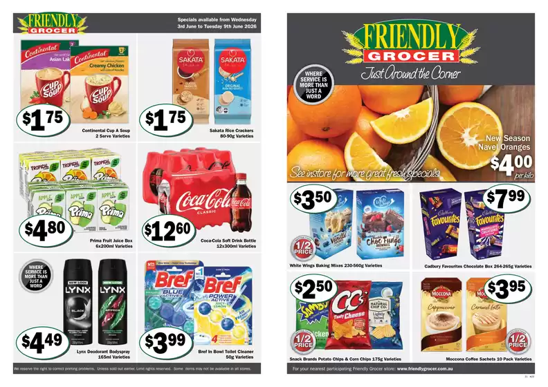 Friendly Grocer catalogue | Week 23 2026 catalogue zone 1 | 2026-06-03T00:00:00.000Z - 2026-06-09T00:00:00.000Z