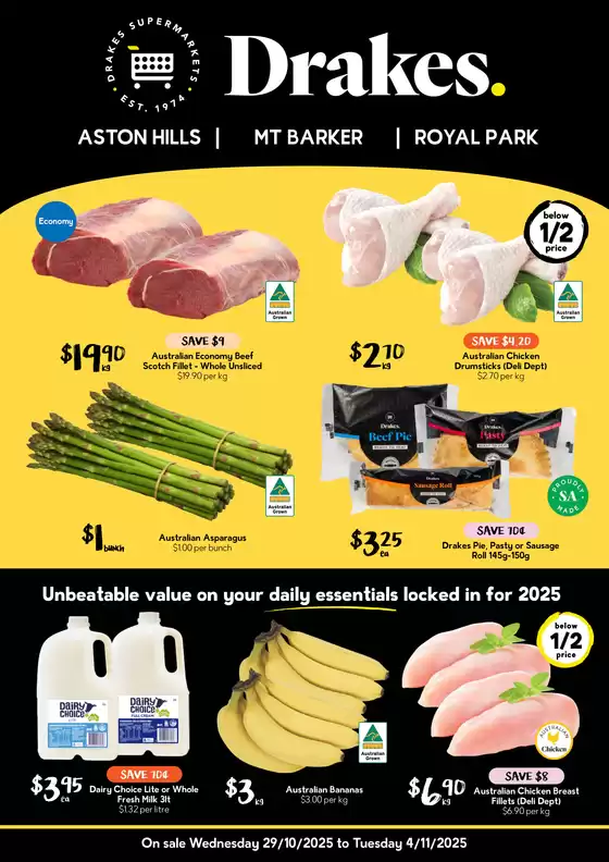 Drakes catalogue in Central Coast NSW | Drakes catalogue specials | 2025-10-29T00:00:00.000Z - 2025-11-12T00:00:00.000Z