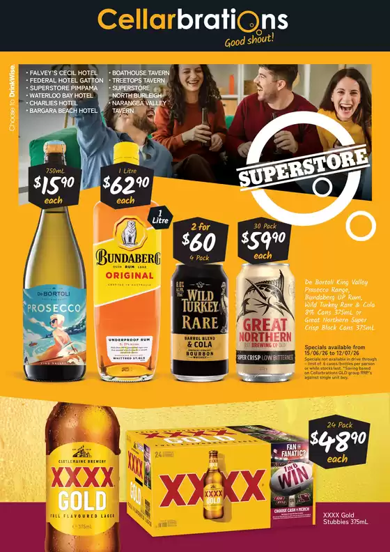 Cellarbrations catalogue in Brisbane QLD | Good Shout! QLD SS 15/06 | 2026-06-15T00:00:00.000Z - 2026-07-12T00:00:00.000Z