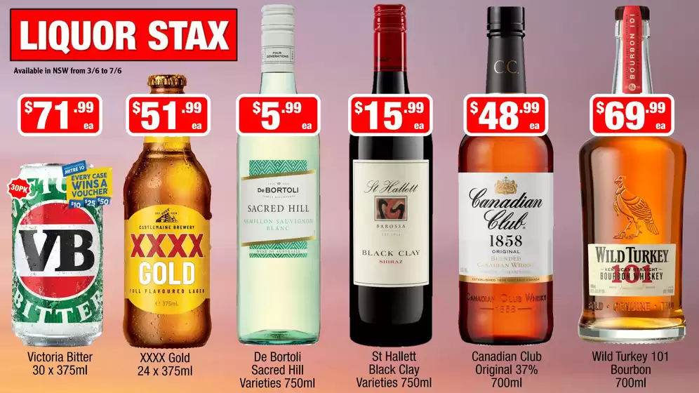 Liquor Stax catalogue | Liquor Stax catalogue specials | 2026-06-05T00:00:00.000Z - 2026-06-07T00:00:00.000Z