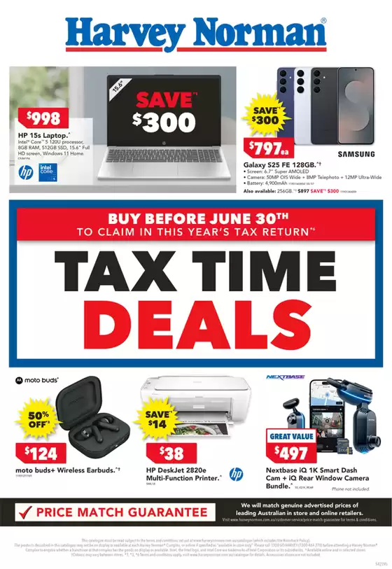 Harvey Norman catalogue | Tax Time Deals | 2026-06-05T00:00:00.000Z - 2026-06-15T00:00:00.000Z