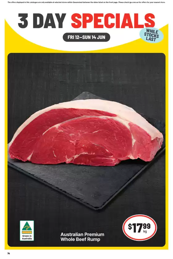 IGA catalogue in Coochin Creek QLD | Great discounts on selected products | 2026-06-12T00:00:00.000Z - 2026-06-14T00:00:00.000Z