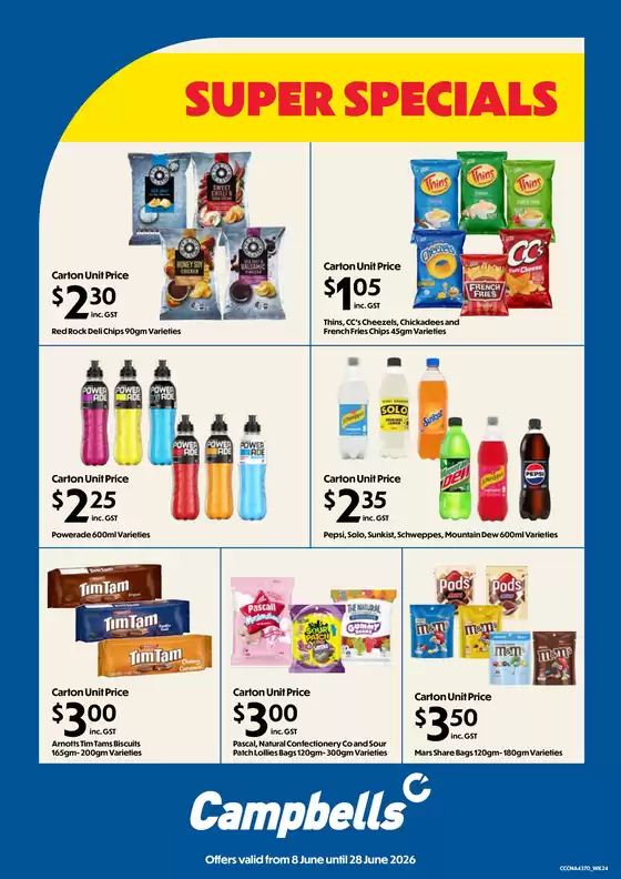 Campbells catalogue | Super Specials | 2026-06-08T00:00:00.000Z - 2026-06-28T00:00:00.000Z