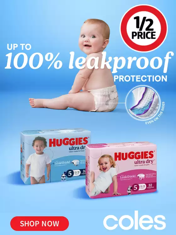 Coles catalogue in Aratula QLD | Huggies | 2026-06-10T00:00:00.000Z - 2026-06-16T00:00:00.000Z