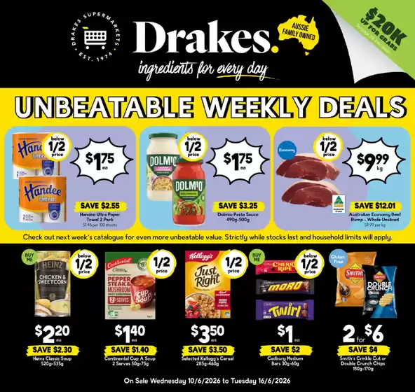 Drakes catalogue | Exclusive deals for our customers | 2026-06-10T00:00:00.000Z - 2026-06-16T00:00:00.000Z