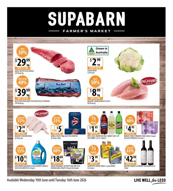 Supabarn catalogue | Weekly Specials 10/06 | 2026-06-10T00:00:00.000Z - 2026-06-16T00:00:00.000Z