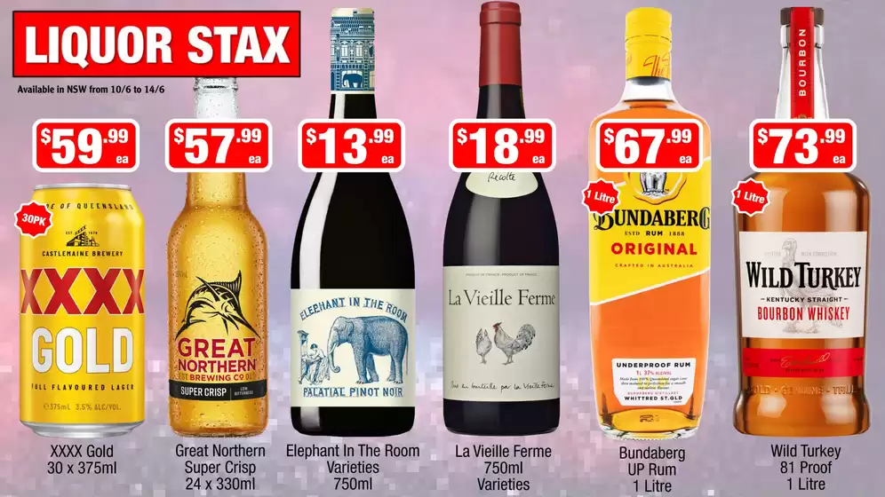 Liquor Stax catalogue | Liquor Stax catalogue specials | 2026-06-10T00:00:00.000Z - 2026-06-14T00:00:00.000Z