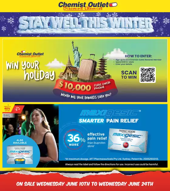 Chemist Outlet catalogue | Stay Well This Winter | 2026-06-10T00:00:00.000Z - 2026-06-24T00:00:00.000Z